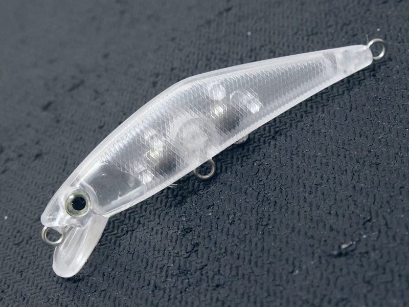 wLure 10 Blank Unpainted Minnow Crankbait Topwater Lipless Jerkbait Fishing Lures V3 (UPM854P10) - Image 3